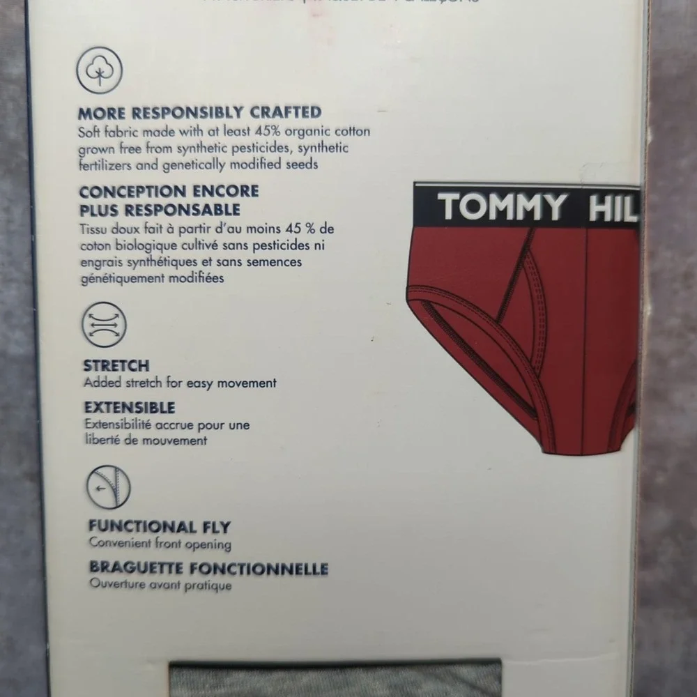 TOMMY HILFIGER Mens Small (28-30) Comfort Stretch Boxer Briefs 4-Pack Multicolor
